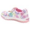 Picture of Lelli Kelly Eloise Beaded Floral Canvas Roller Sole Pump - White Fantasy