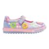Picture of Lelli Kelly Eloise Beaded Floral Canvas Roller Sole Pump - Lilla Fantasy