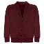 Picture of Schoolwear Girls Sweatshirt Cardigan - Maroon