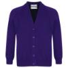 Picture of PRE ORDER Schoolwear Girls Sweatshirt Cardigan - Purple