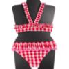 Picture of Tutto Piccolo Summer Gingham Collection Girls Bikini - Fuschia