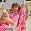 Picture of Tutto Piccolo Summer Gingham Collection Girls Swimsuit - Fuschia