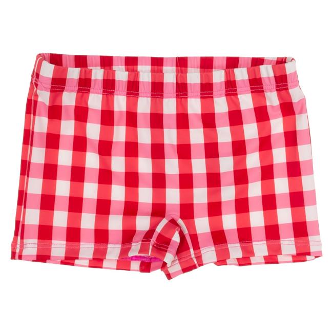 Picture of Tutto Piccolo Summer Gingham Collection Boys Swimshorts - Fuschia 