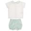Picture of Puro Mimo Summer Collection Boys Blouse & Pants Set X 2 - White Mint Green