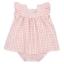 Picture of Rapife Summer Girls Gingham Dress & Panties Set - White Pink