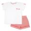 Picture of Rapife Summer Boys Gingham Shorts & T-shirt Set - White Orange