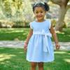 Picture of Rapife Summer Girls Fixed Bow Dress & Panties Set X 2 - Sky Blue White
