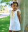 Picture of Rapife Summer Girls Ruffle Embroidered Dress  - White Yellow