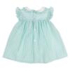 Picture of Sardon Baby Summer Collection Girls Stripe Dress -White Mint Green