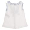 Picture of Sardon Baby Summer Collection Girls Pique Dress & Panties Set X 2 - White Pale Blue