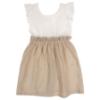 Picture of Rapife Summer Girls Lace Sleeve Dress - Ivory Beige