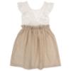 Picture of Rapife Summer Girls Lace Sleeve Dress - Ivory Beige