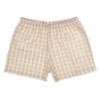 Picture of Rapife Summer Boys Gingham Pocket Top & Gingham Shorts Set - Beige