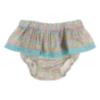 Picture of Foque Baby Girls Skirted Jampant Set - Turquoise Pink Floral 