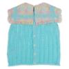 Picture of Foque Baby Girls Skirted Jampant Set - Turquoise Pink Floral 