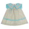 Picture of Foque Baby Girls Dress & Panties Set - Turquoise Pink Floral