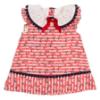 Picture of Foque Baby Girls Cherries Dress & Panties Set - Red Navy