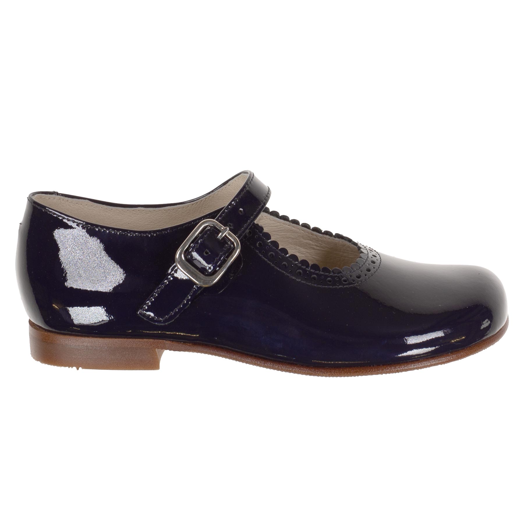 Panache Girls Mary Jane Shoe Light Navy