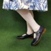 Picture of Panache Girls Mary Jane Shoe - Light Navy Patent