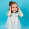 Picture of Foque Baby Girls Dress & Panties Set - Turquoise Pink Floral