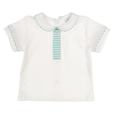 Picture of Sardon Baby Summer Collection Boys Jampant Set - White Mint Green