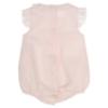 Picture of Sardon Baby Summer Collection Girls Lace Ruffle Jacquard Romper - Baby Pink