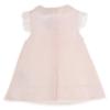 Picture of Sardon Baby Summer Collection Girls Lace Ruffle Jacquard Dress & Panties Set X 2 - Baby Pink