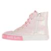 Picture of Lelli Kelly Cresida Mid Glitter Heart  Boot With Inside Zip - White Pink 