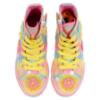 Picture of Lelli Kelly Francesca Mid Canvas Flower Boot With Inside Zip - Rosa Fantasia