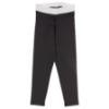 Picture of Skinnifit Mini Girls Sports Leggings - Black White 