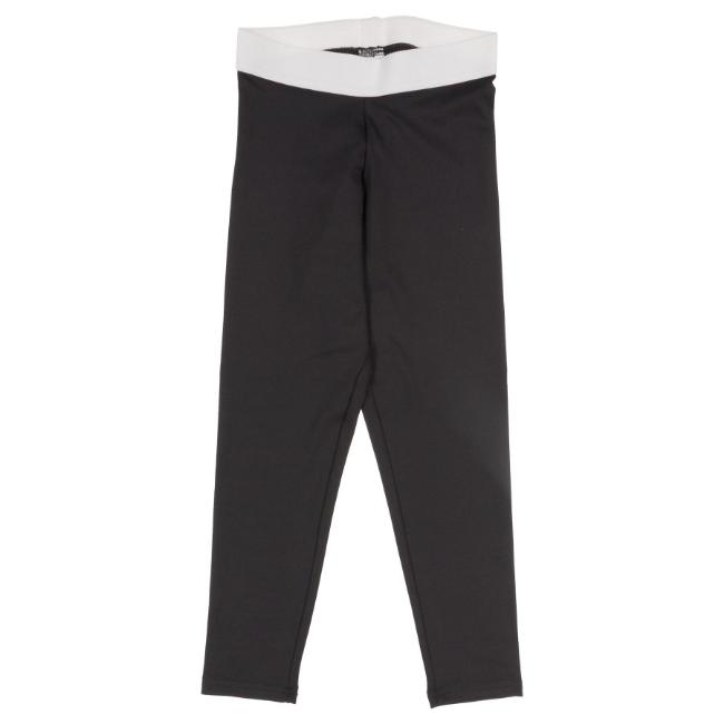 Picture of Skinnifit Mini Girls Sports Leggings - Black White 