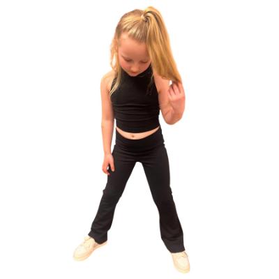 Picture of Skinnifit Mini Girls Sports Top - Black 