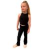Picture of Skinnifit Mini Girls Sports Top - Black 