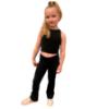 Picture of Skinnifit Mini Girls Sports Top - Black 