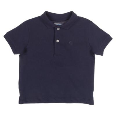 Picture of Mayoral Toddler Boys Summer Short Sleeve Polo Top - Navy Blue