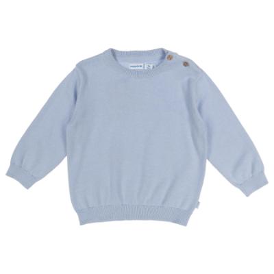 Picture of Mayoral Toddler Boys Summer Cotton Knit Sweater - Sky Blue