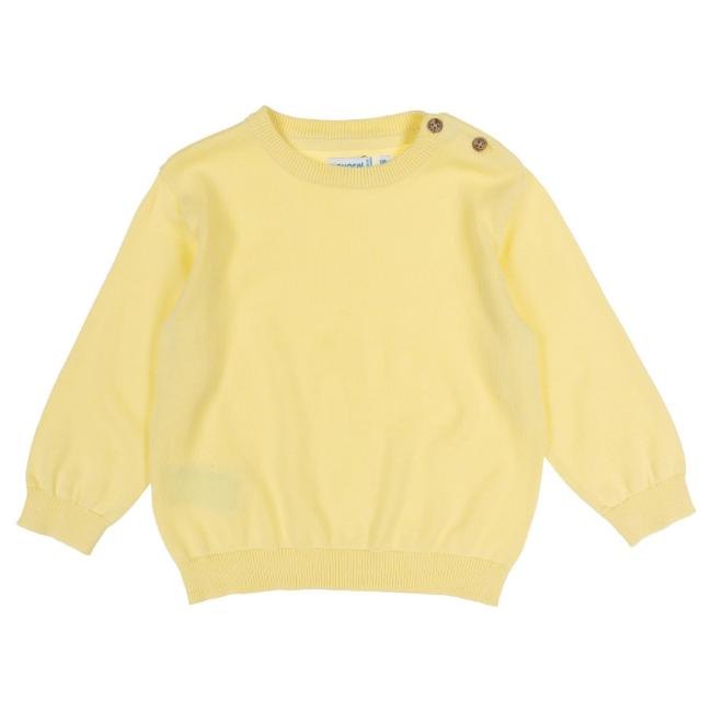 Picture of Mayoral Toddler Boys Summer Cotton Knit Sweater - Sorbet Yellow