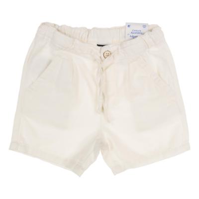 Picture of Mayoral Toddler Boys Summer Linen Shorts  - White