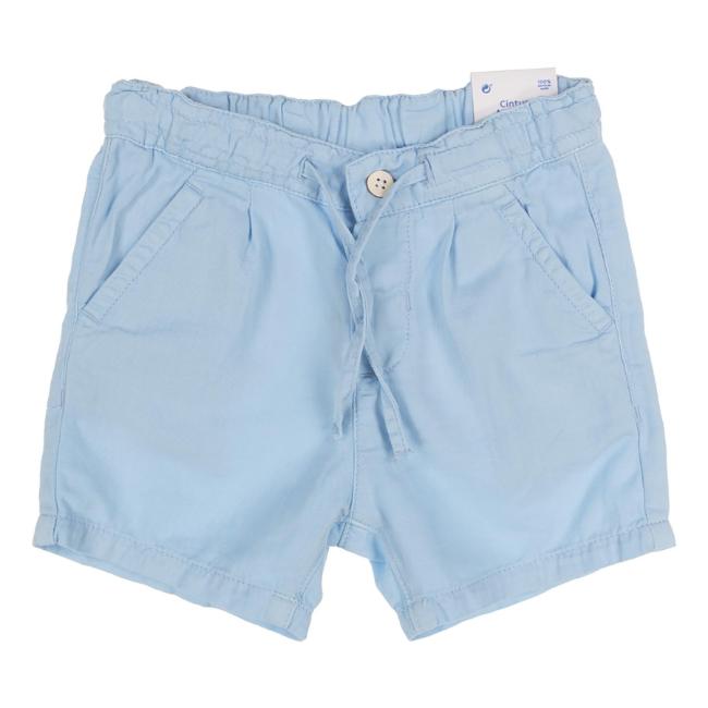 Picture of Mayoral Toddler Boys Summer Linen Shorts  - Sky Blue