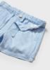 Picture of Mayoral Toddler Boys Summer Linen Shorts  - Sky Blue