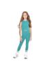 Picture of Ansandro Kids Cropped Two Strap Tank & Leggings Set X 2 - Teal Green