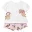Picture of Mayoral Girls Summer Bear & Bunnies Top & Shorts Set  X 2 - Baby Rose Pink