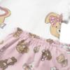 Picture of Mayoral Girls Summer Bear & Bunnies Top & Shorts Set  X 2 - Baby Rose Pink