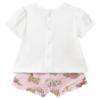 Picture of Mayoral Girls Summer Bear & Bunnies Top & Shorts Set  X 2 - Baby Rose Pink
