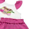 Picture of Mayoral Toddler Girls Summer Sweetie Print Top & Shorts Set - Fucsia 