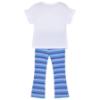Picture of Mayoral Girls Summer Flared Zig Zag Leggings & Top Set X 2 - Anil Blue