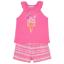Picture of Mayoral Girls Summer Icecream Top & Shorts Set X 2 - Magenta Pink