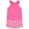 Picture of Mayoral Girls Summer Icecream Top & Shorts Set X 2 - Magenta Pink