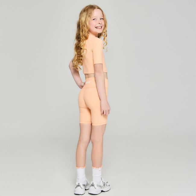 Picture of Ansandro Kids Ribbed Shorts Set X 2 - Peach
