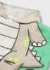 Picture of Mayoral Toddler Boys Summer Dinosaur Hooded Cover-up - Lake Green 